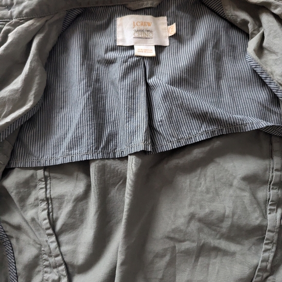 JCrew Green Utility Jacket - Picture 5 of 5